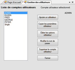 User Administration-Fr